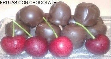 FRUTAS CON CHOCOLATE